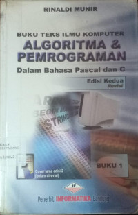 Algoritma & Pemograman Dalam Bahasa Pascal dan C