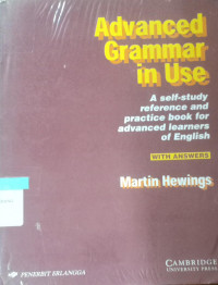 Image of Advanced Grammar In Use ; A self Study Reference and Practice Book