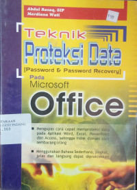 Teknik Proteksi Data Pada Microsoft Office