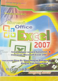 Belajar Sendiri microsoft office exel 2007