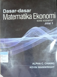 Image of Dasar-Dasar Matematika Ekonomi