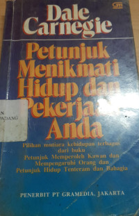 Image of Petunjuk penikmat hidup dan pekerjaan anda