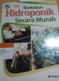 Berkebun Hidroponik secara mudah