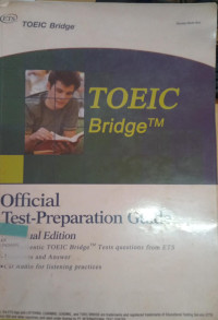 Image of Toeic Bridge Official Test- Preparation Guide