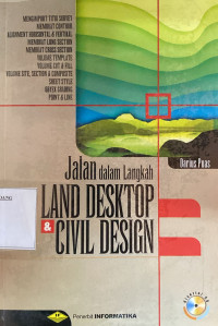 Jalan dalam langkah land desktop dan civil design