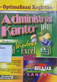 Image of Optimalisasi kegiatan administrasi kantor dengan wondows word - Excel 2007