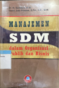 Manajemen SDM dalam Organisasi Publik dan Bisnis.