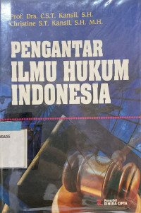 Pengantar Ilmu hukum Indonesia....