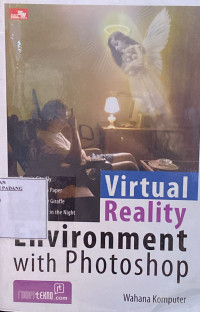 Image of Virtual reality environment with photoshop