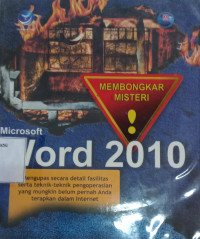 Image of Membongkar misteri microsoft word 2010