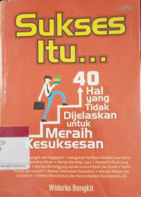 Sukses itu...