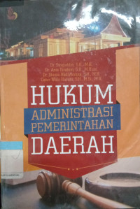 Hukum Administrasi Pemerintahan Daerah