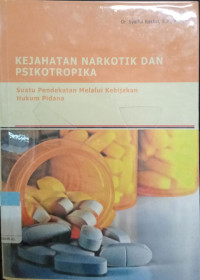 Tindak Pidana Narkotik dan Psikotropika