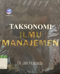 Image of Taksonomi Ilmu Manajemen