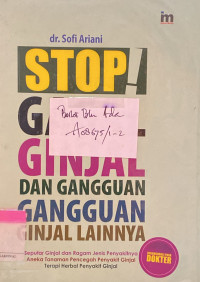Image of STOP! Gagal Ginjal