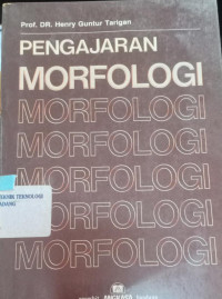 Image of Pengajaran Morfologi