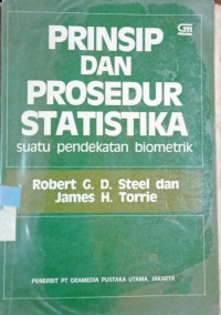 Image of Prinsip Dan Prosedur Statistika ; Suatu Pendekatan Biometrik