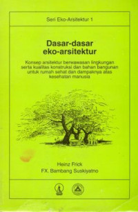 Image of Dasar-dasar Eko-Arsitektur