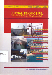 Jurnal Teknik Sipil: jurnal teoritis dan terapan bidang rekayasa sipil